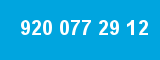 920 077 29 12 920 077 29 12